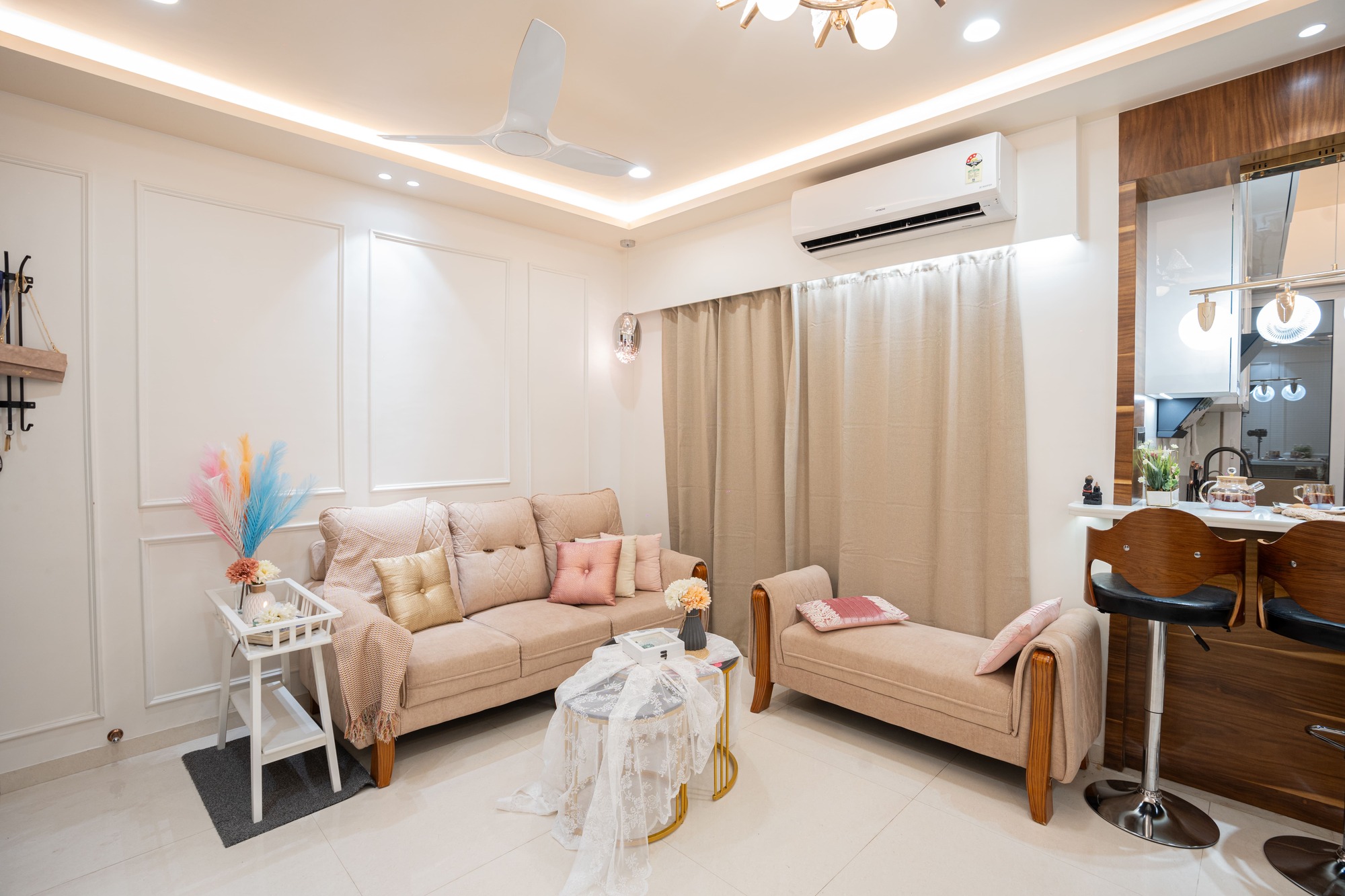 Luxury residential living room interior design