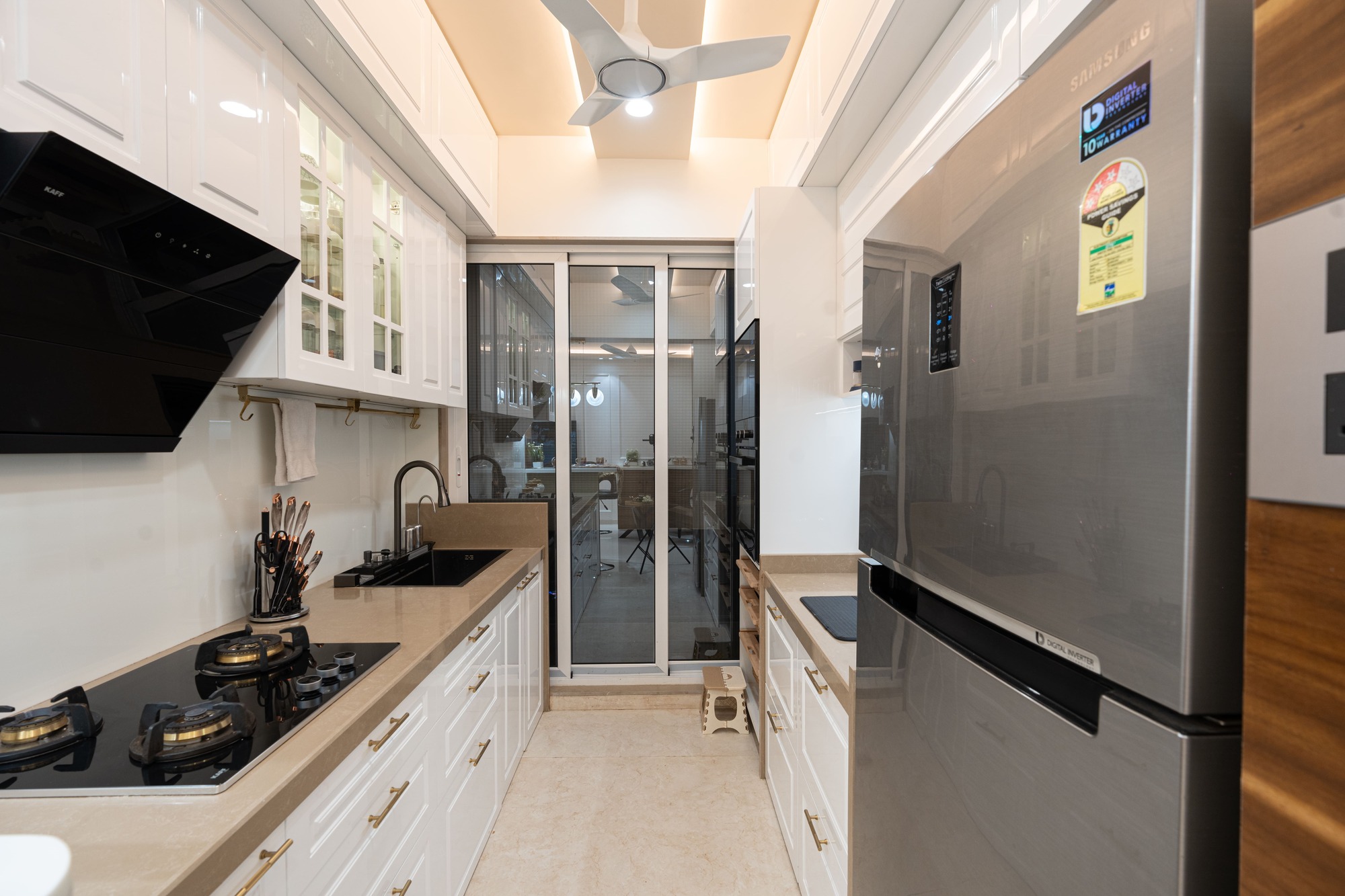 Modern modular kitchen design by Indus Studio